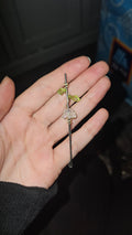Iridescent flower and leaves tool
