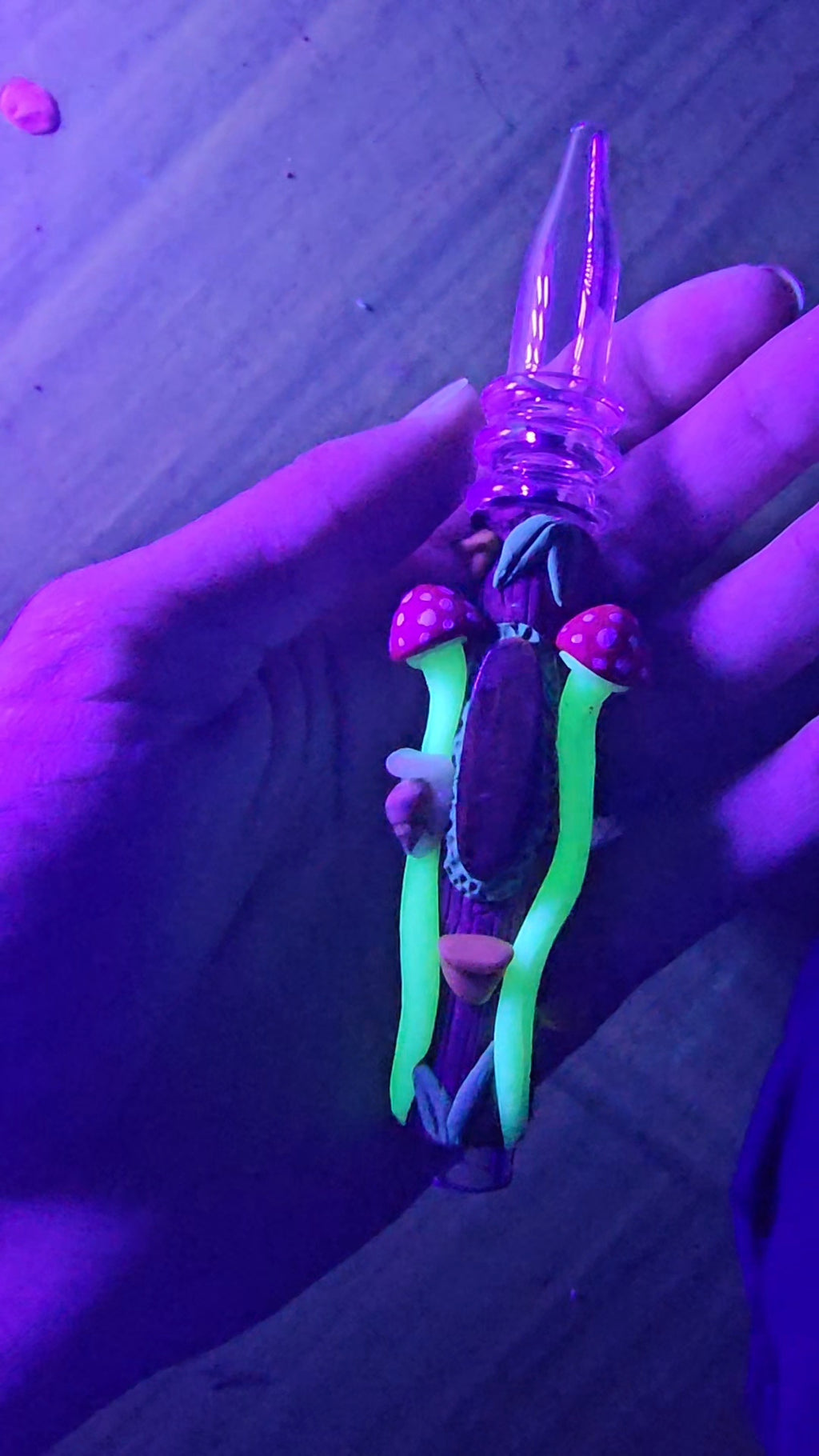 Tigers eye amanita mushroom nectar collector