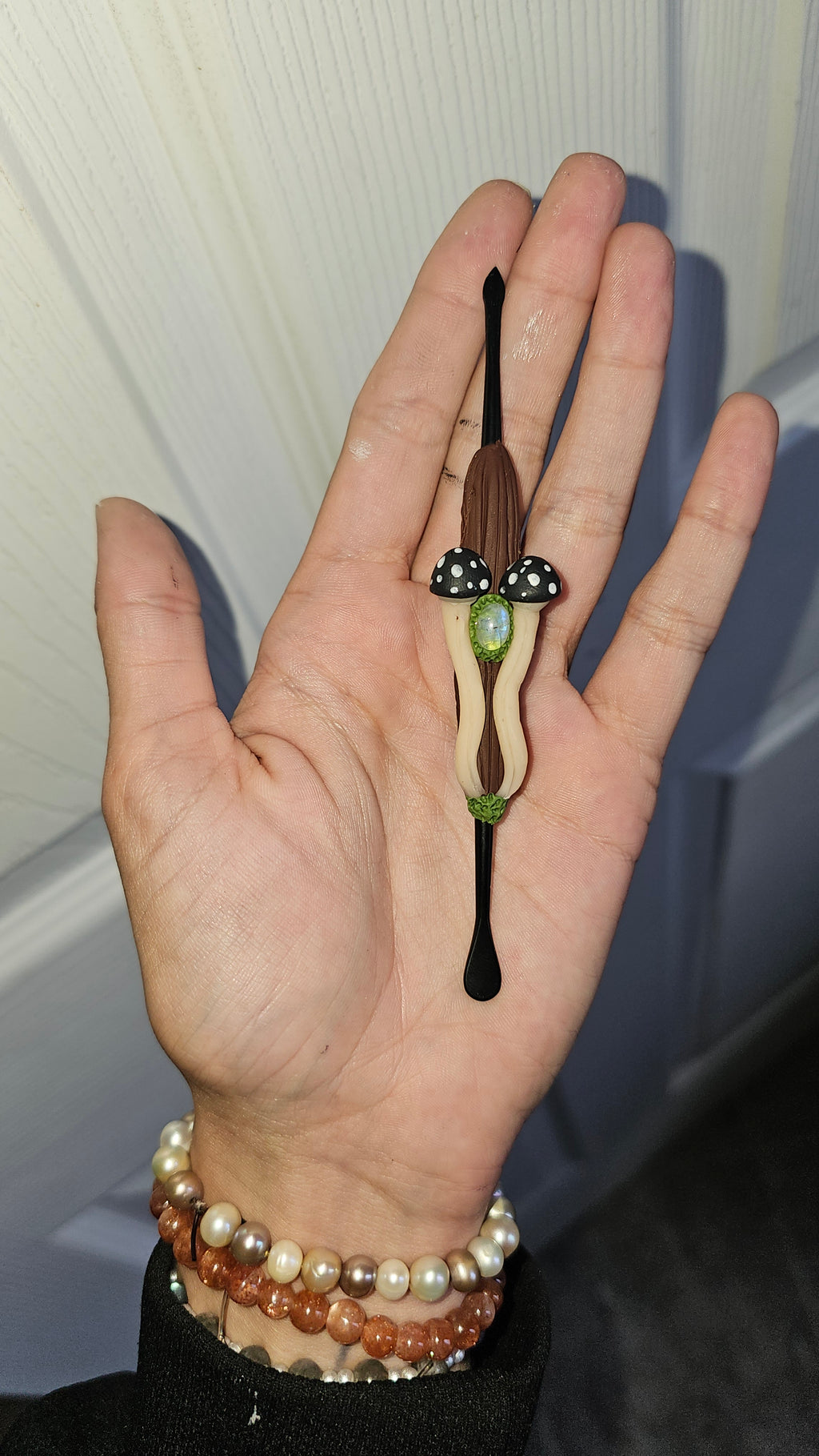 Moonstone black mushroom dab tool