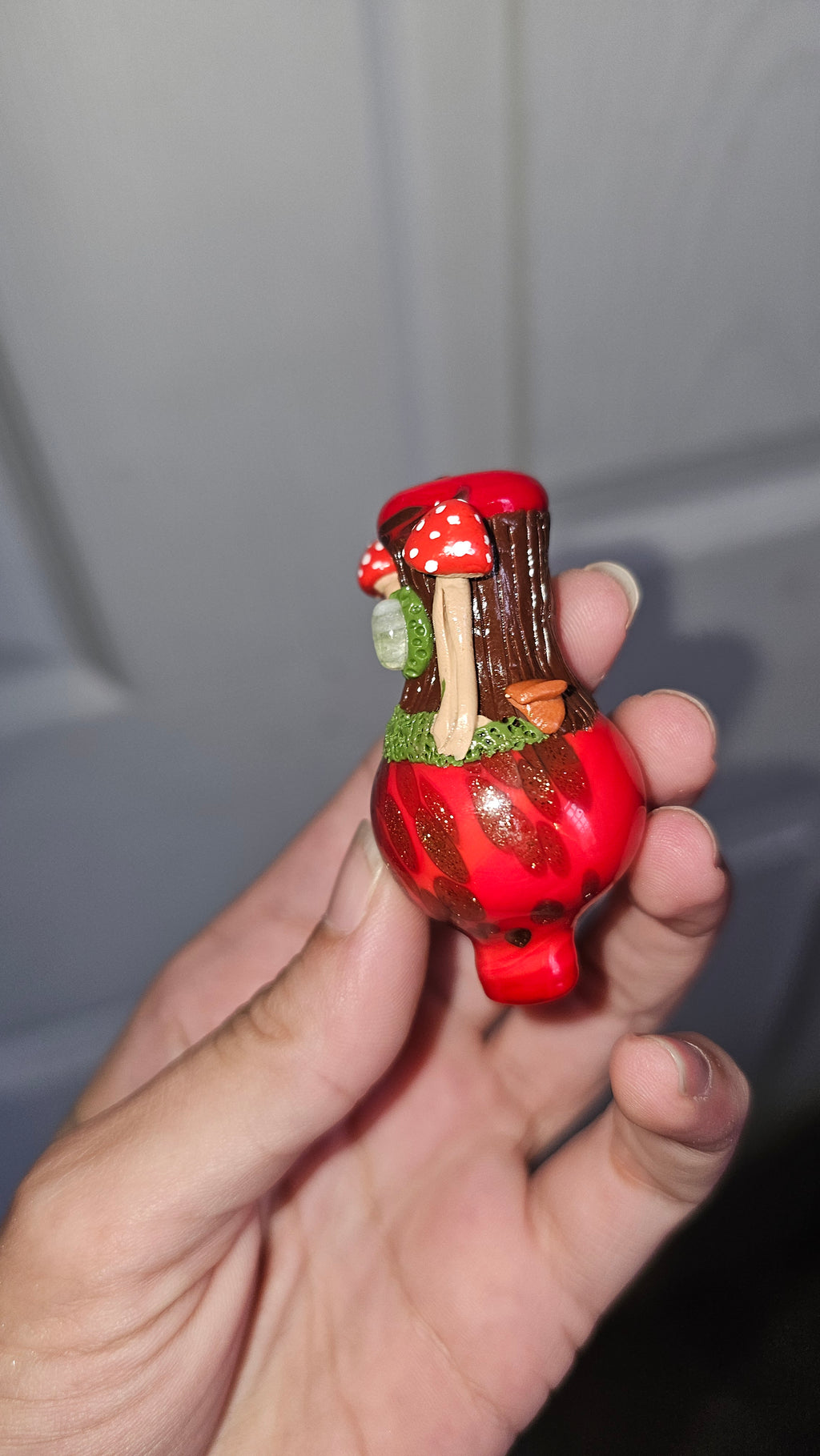Moonstone amanita mushroom carb cap