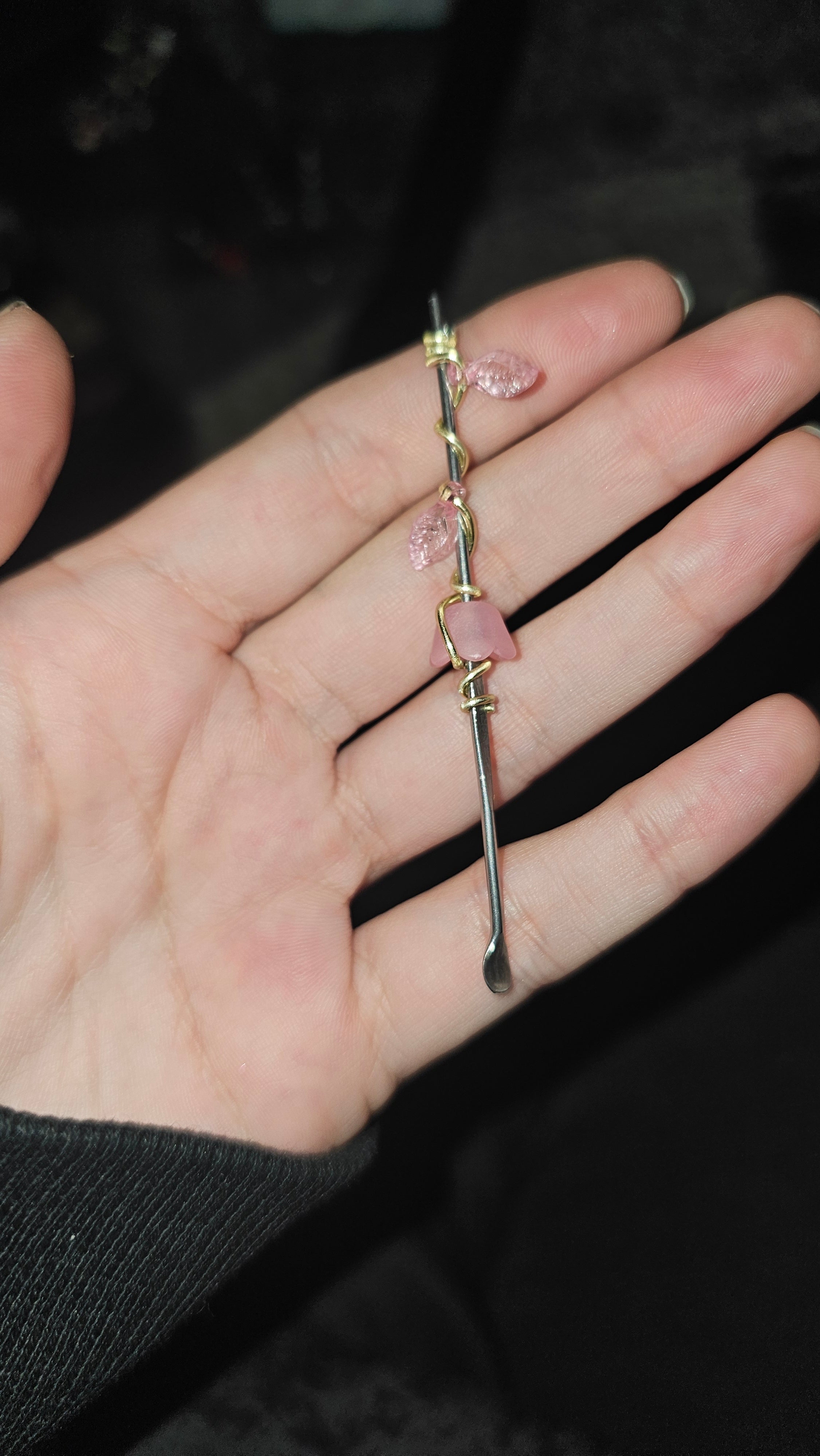 Pink flower tool