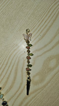 Butterfly leaves unakite clip
