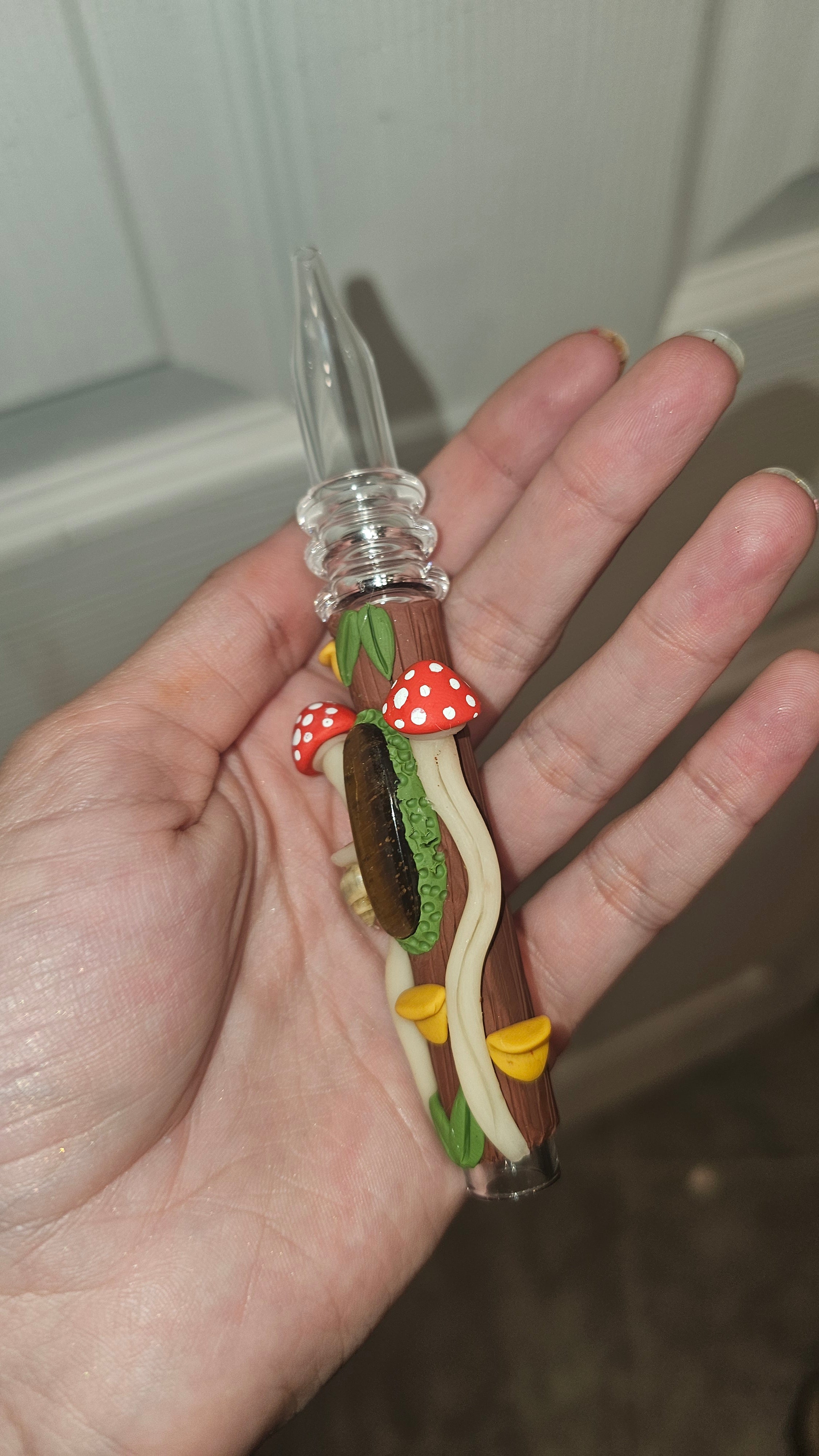 Tigers eye amanita mushroom nectar collector