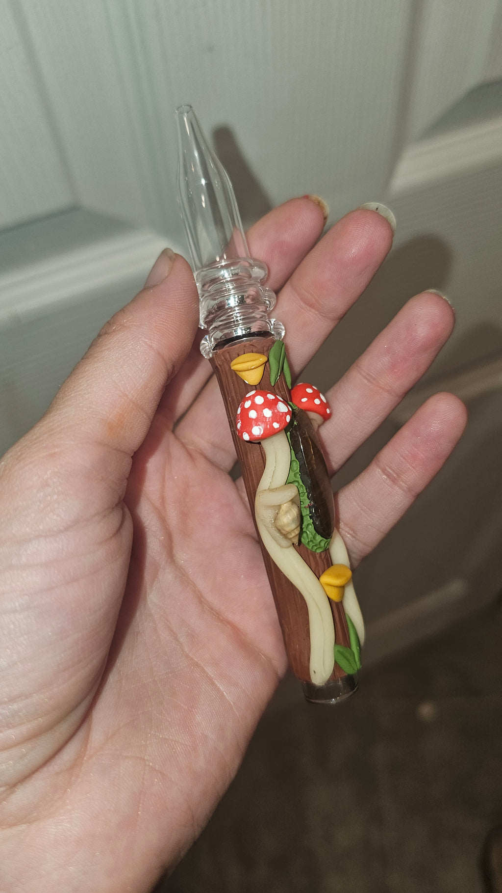 Tigers eye amanita mushroom nectar collector