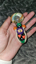 Orange mushroom purple eyeball bowl