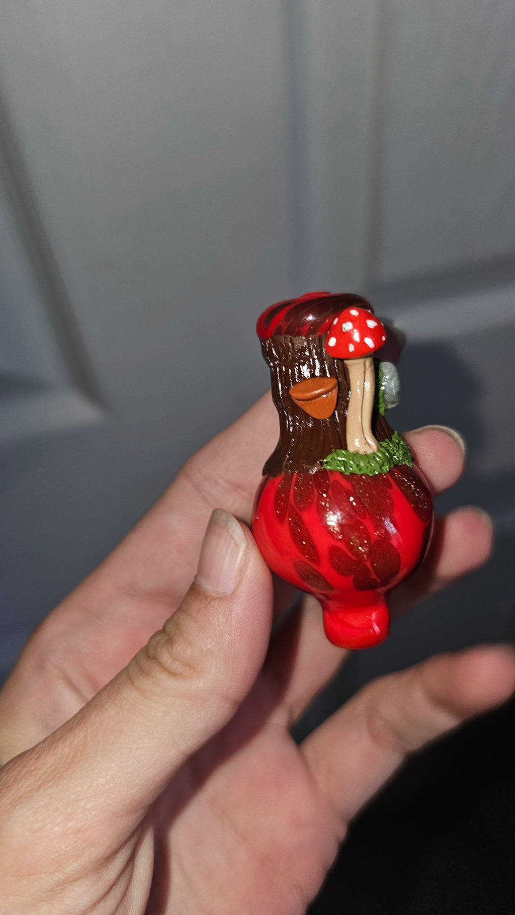 Moonstone amanita mushroom carb cap
