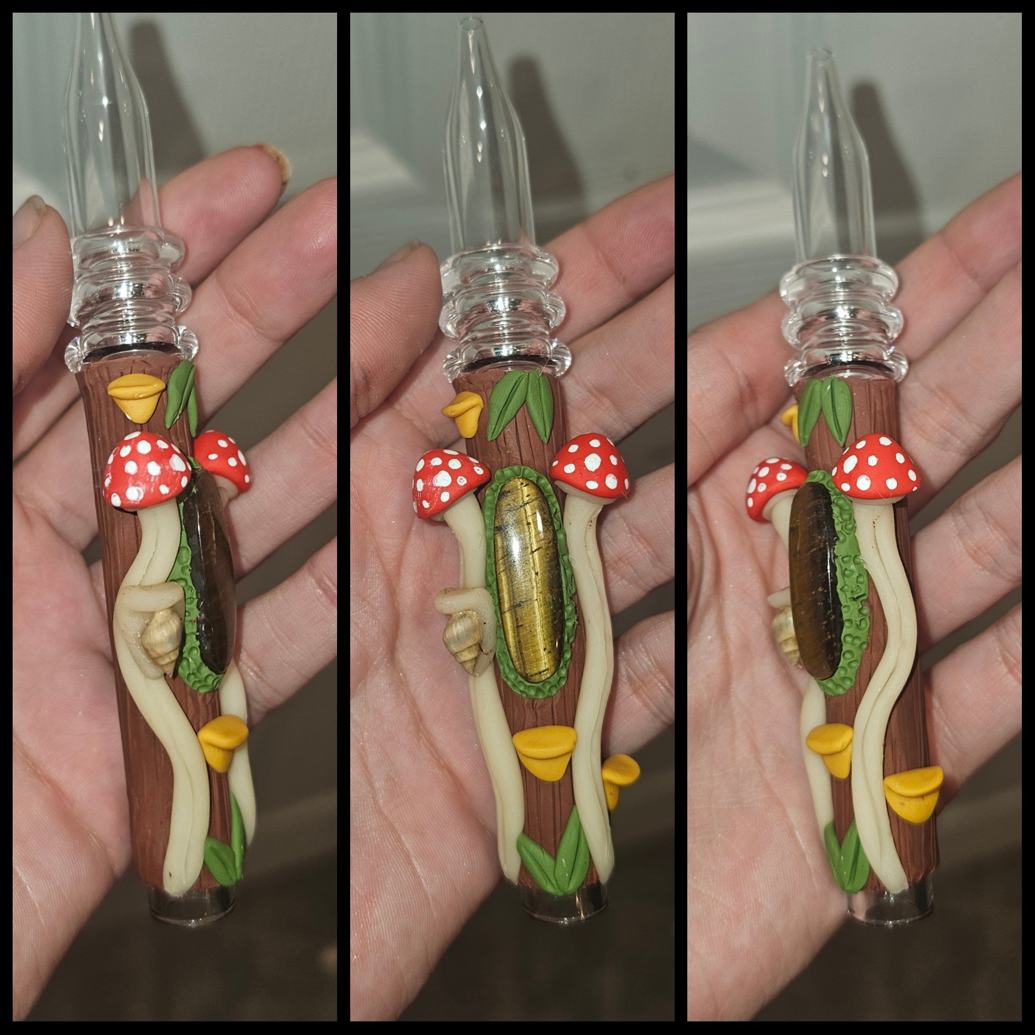 Tigers eye amanita mushroom nectar collector