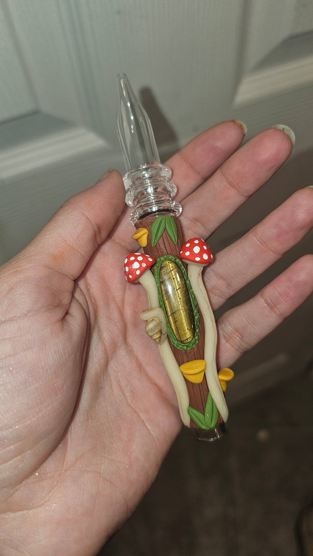 Tigers eye amanita mushroom nectar collector