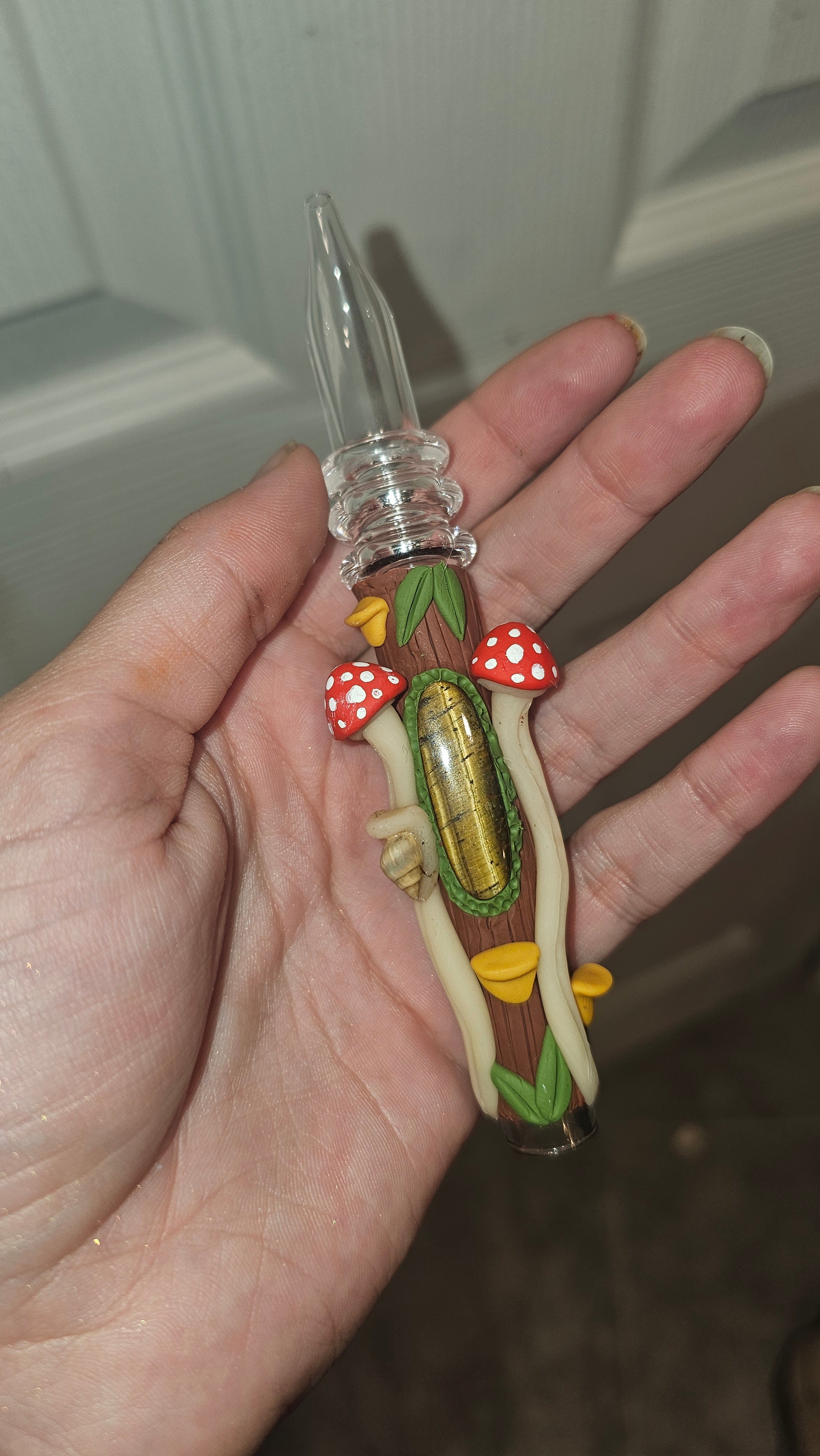 Tigers eye amanita mushroom nectar collector
