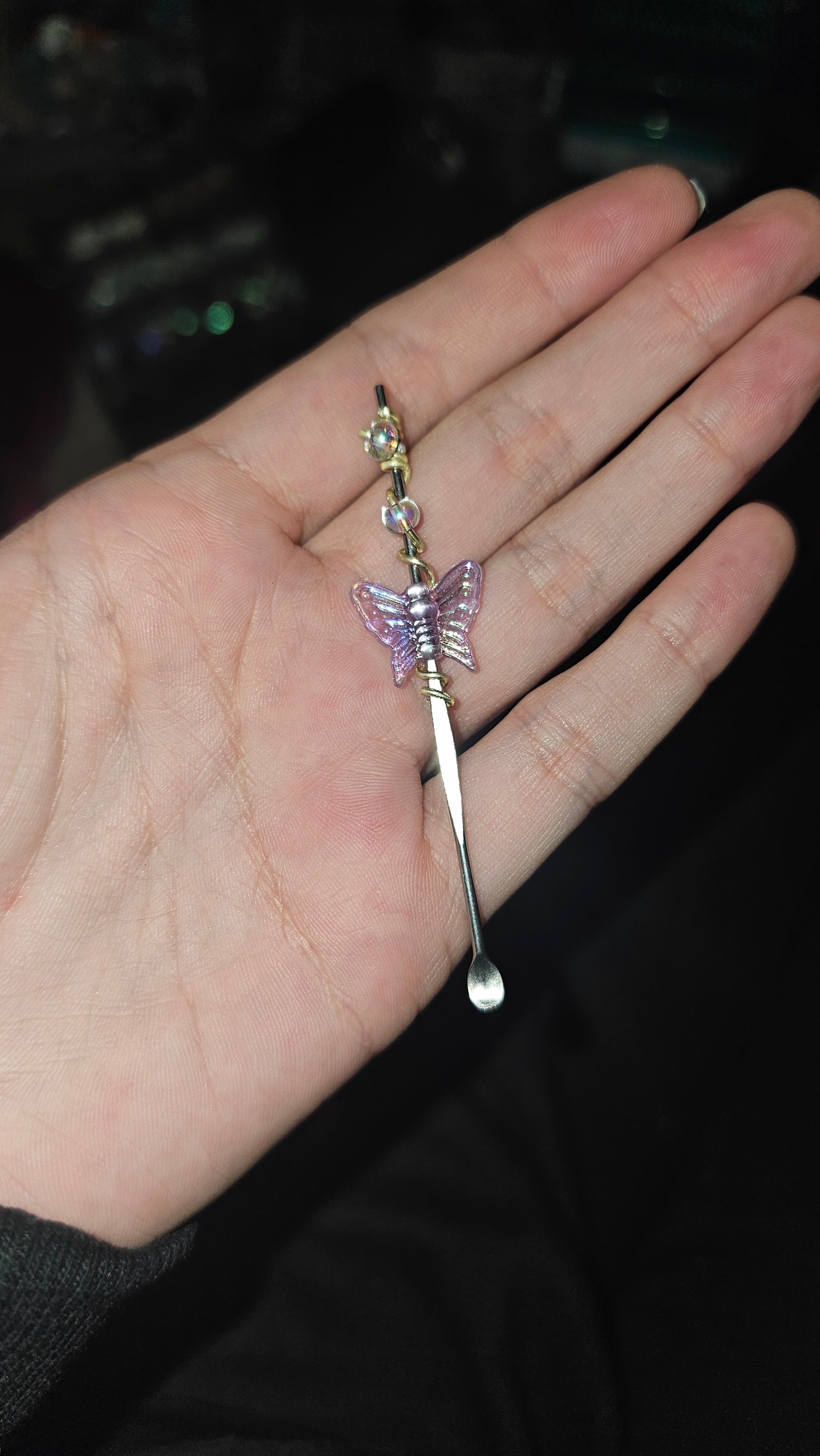 Purple butterfly tool